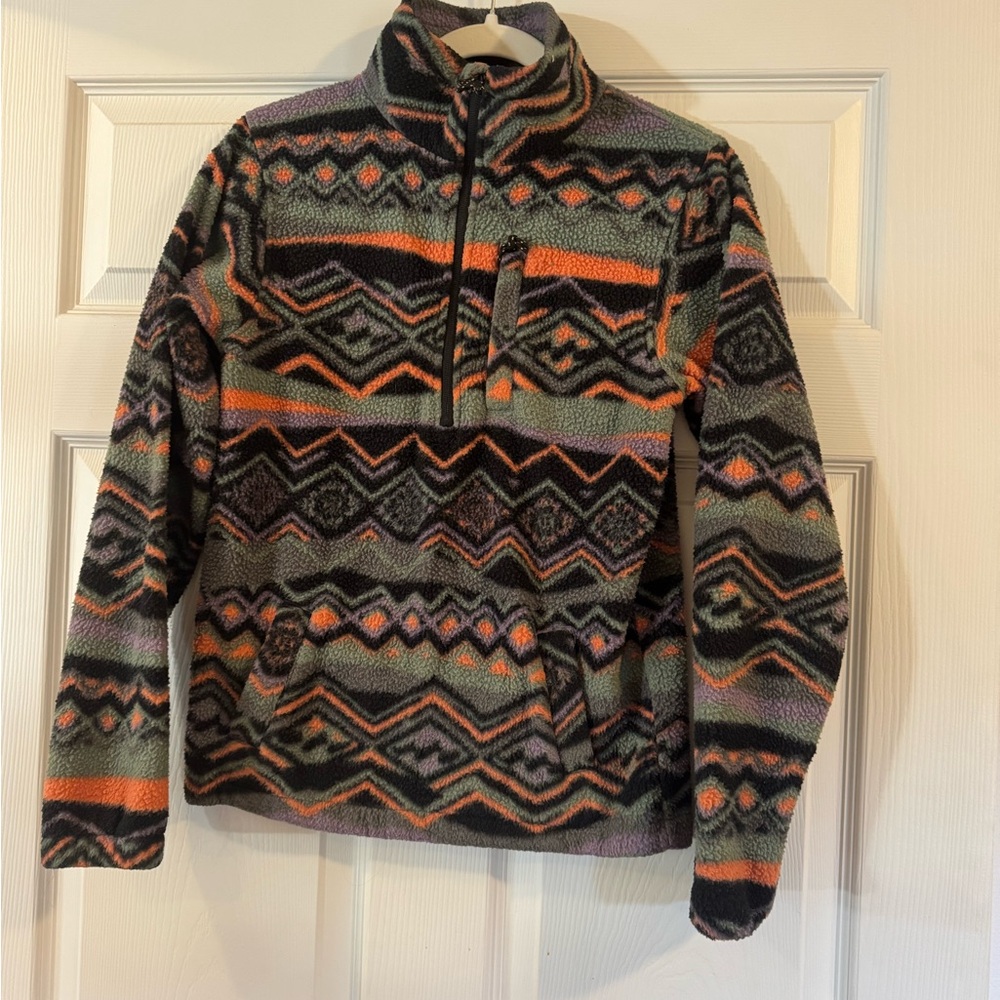 Billabong Multicolor Kids Fleece Jacket 3/4 zip